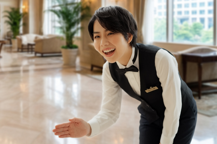 子供を楽しませるのが上手なスタッフ