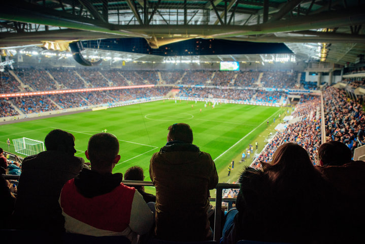 サッカー観戦